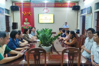 Lễ kết nạp Đảng viên mới của Chi bộ Trường Tiểu học Hải Hòa