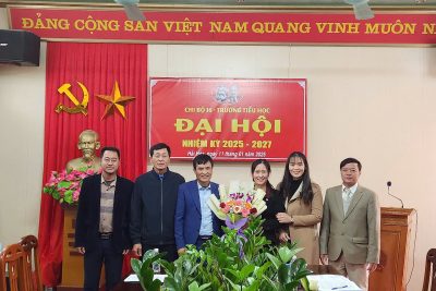 ĐẠI HỘI CHI BỘ 16 – TRƯỜNG TIỂU HỌC HẢI HÒA. NHIỆM KỲ 2025-2027