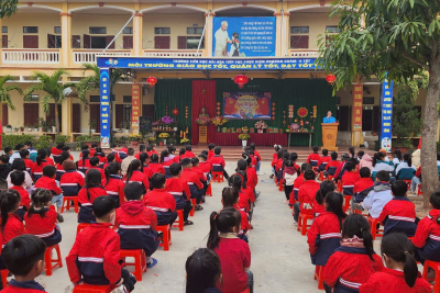 Hoạt động trải nghiệm “Ngày Tết quê em” –  Xuân Ất Tỵ  của học sinh trường Tiểu học Hải Hòa