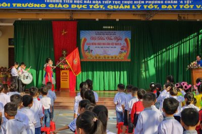 MỘT NGÀY TRẢI NGHIỆM THẬT THÚ VỊ  CHÀO MỪNG NGÀY NHÀ GIÁO VIỆT NAM  CỦA CÁC EM HỌC SINH TRƯỜNG TIỂU HỌC HẢI HÒA
