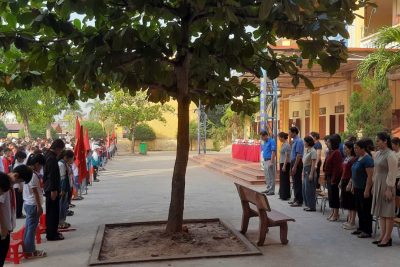 Trường Tiểu học Hải Hòa tổ chức hoạt động hưởng ứng “Ngày thế giới tưởng niệm các nạn nhân tử vong vì tai nạn giao thông” tại Việt Nam năm 2024 và lồng ghép chương trình tài trợ mũ bảo hiểm của Công ty Honda Việt Nam cho các em học sinh lớp 1