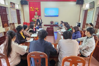 Trường Tiểu học Hải Hòa tổ chức Tập huấn “Bồi dưỡng cán bộ quản lý, giáo viên nâng cao năng lực dạy học môn Tiếng Việt cấp Tiểu học”