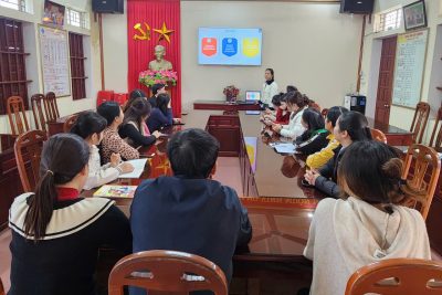 Trường Tiểu học Hải Hòa tổ chức Tập huấn “Bồi dưỡng về công tác công nghệ thông tin, chuyển đổi số đợt 2”.
